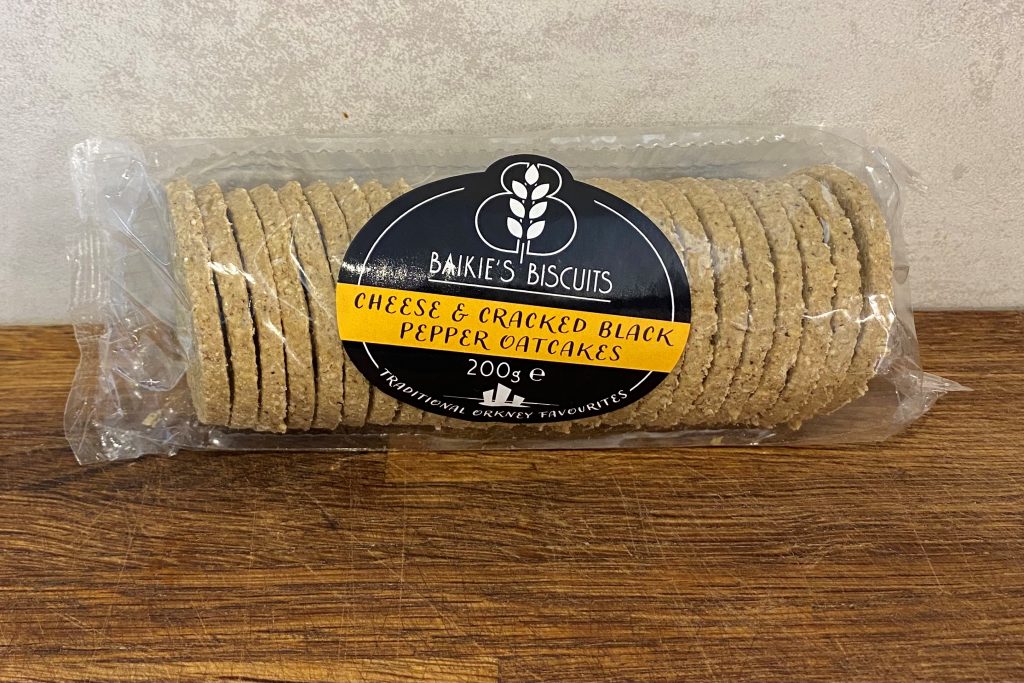 Cheese & Cracked Black Pepper Oatcakes (200g) Rendall's Bakery Ltd